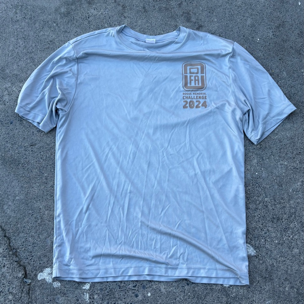 Sport-Tek Light Gray Men's Short Sleeve Soccer Tee